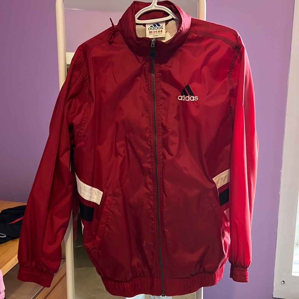Adidas bomber windbreaker